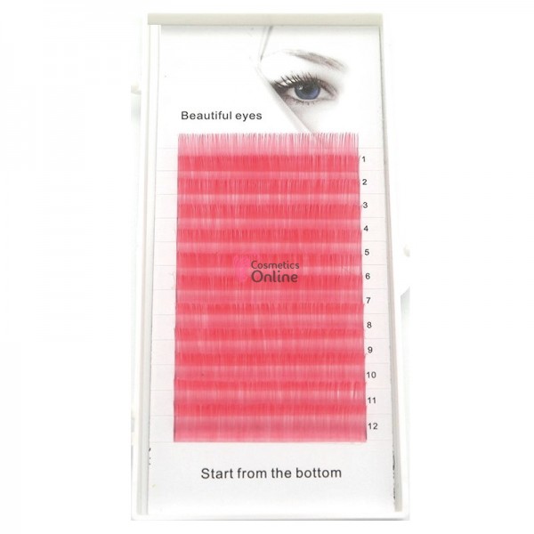 Gene false fir cu fir Beautiful Eyes BE027 Roz color D/0.10 de 12mm